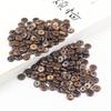 Hainan Natural Coconut Shell 2x8MM Spacer Disc Beads for DIY Tibetan Buddhist Rosary Bracelets