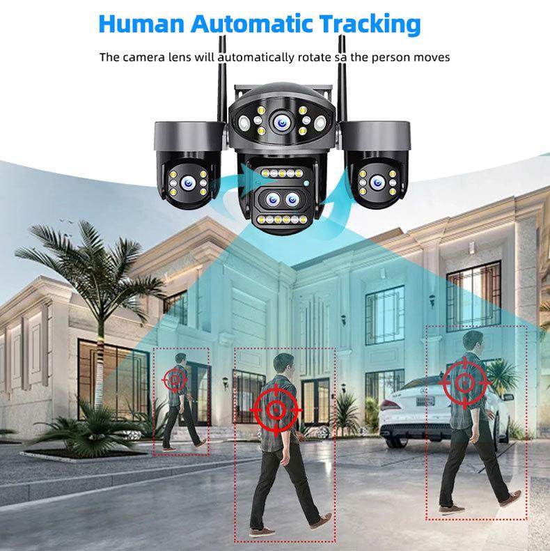 Solar 4G Outdoor HD Smart Surveillance Camera with Alarm and Recording