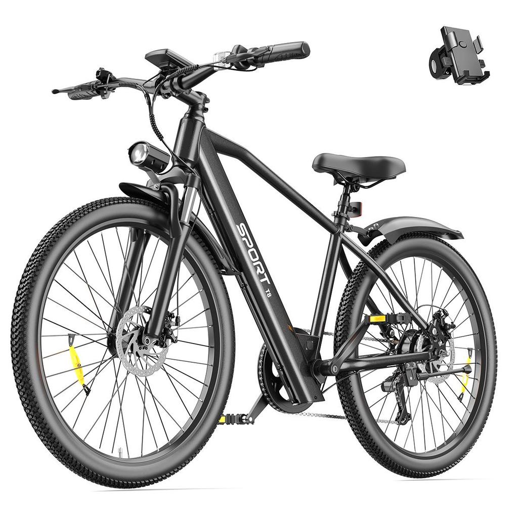 TOOFLY T8 Erwachsenen Elektrofahrrad Max. Geschwindigkeit 41 km/h 48V9.9Ah Akku Stadtwander E-Bike 26*1.95 Zoll Reifen Erwachsenen Elektrofahrrad