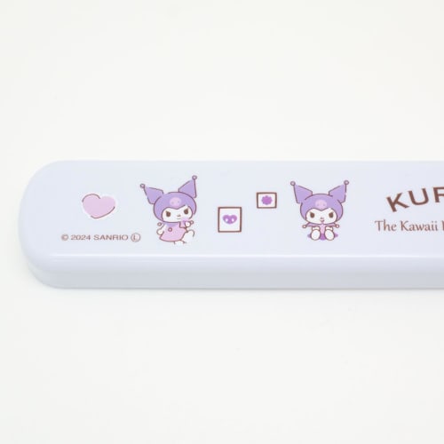 OSK Kuromi HS-16 Chopstick Box Set with Pull-Out Lid