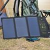 21W Portable Solar Panel Dual 5V USB Folding Foldable Waterproof Panel Charger Power Bank for Phone Battery Fast Charger