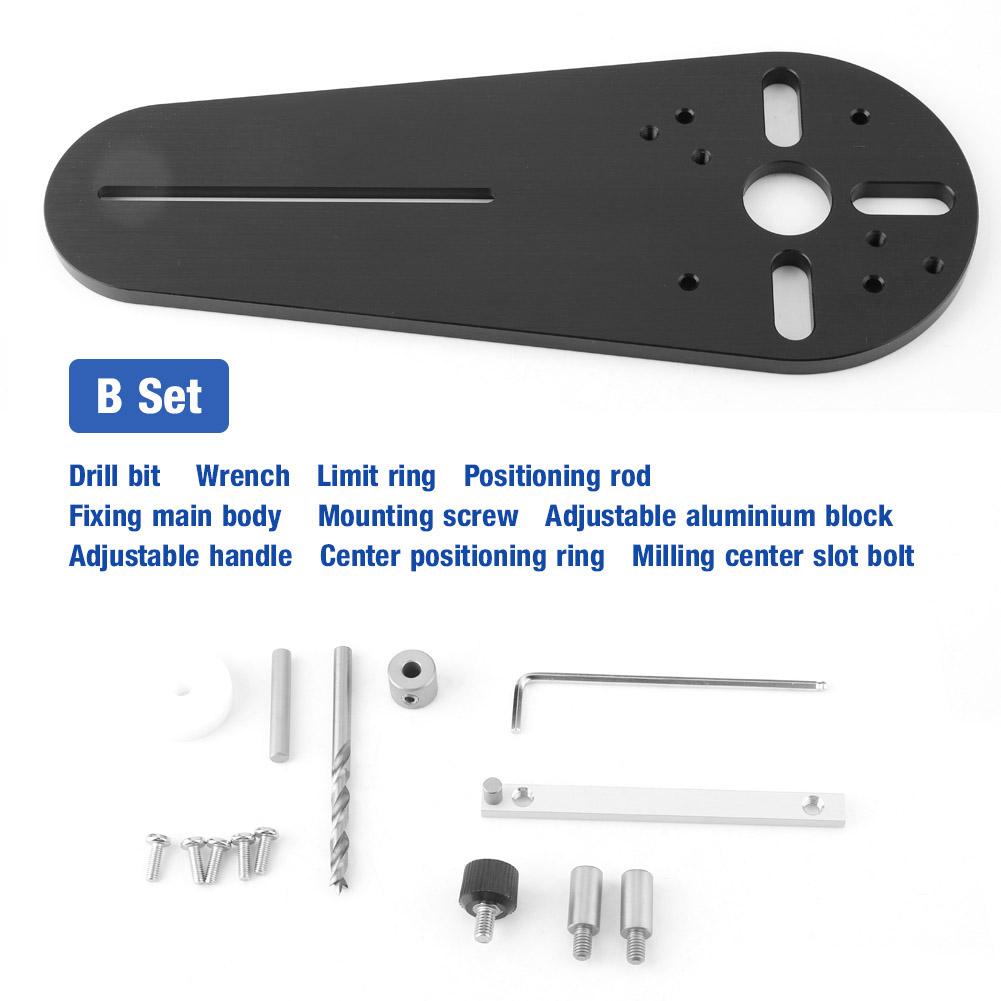 A B C Fräser Kreisschneidvorrichtung Set für Oberfräsen MAKITA Dongcheng(B-Satz)