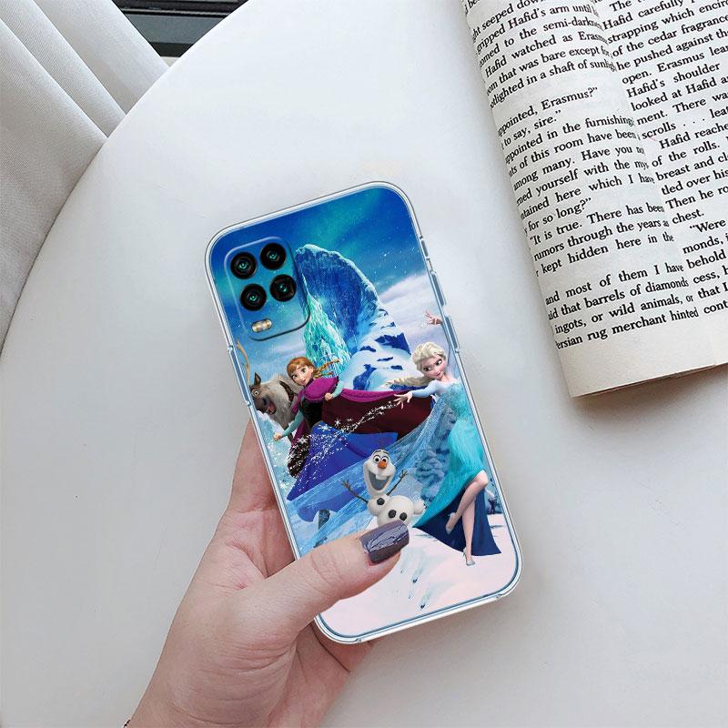 Frozen Olaf Elsa Anna Transparent Phone Case for Motorola Moto G40 G04 G05 One Ace Action Fusion + Plus Hyper Macro Vision Zoom