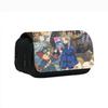Pragmata Ink Print Double Layer Pencil Case With Nylon Material For Students