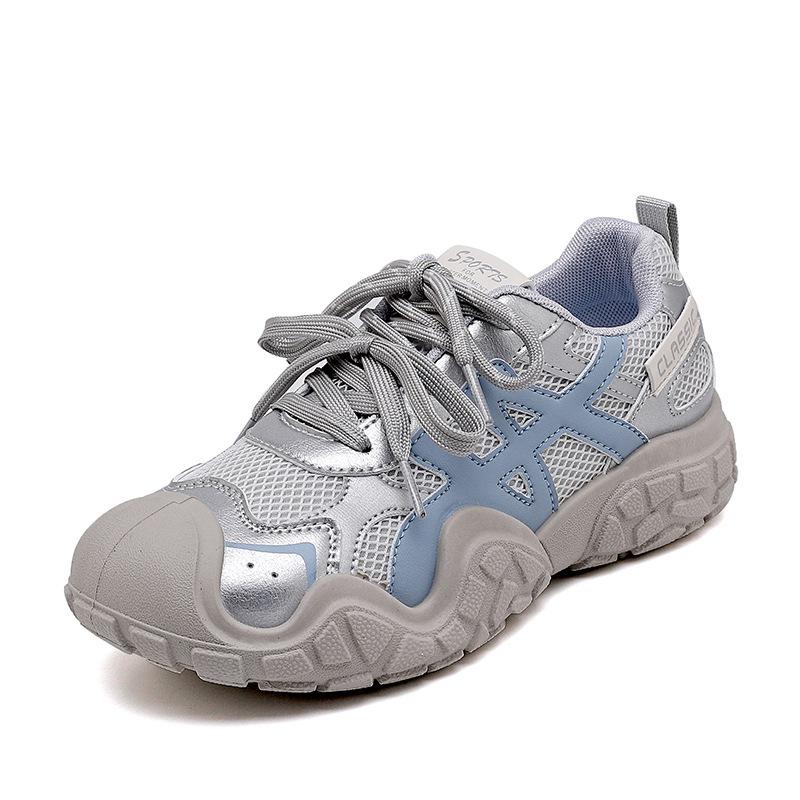 Plattform Dad Shoes Damen Ins Outdoor Freizeitschuhe Frühling Neu Mesh Vielseitig Sportschuhe Laufschuhe