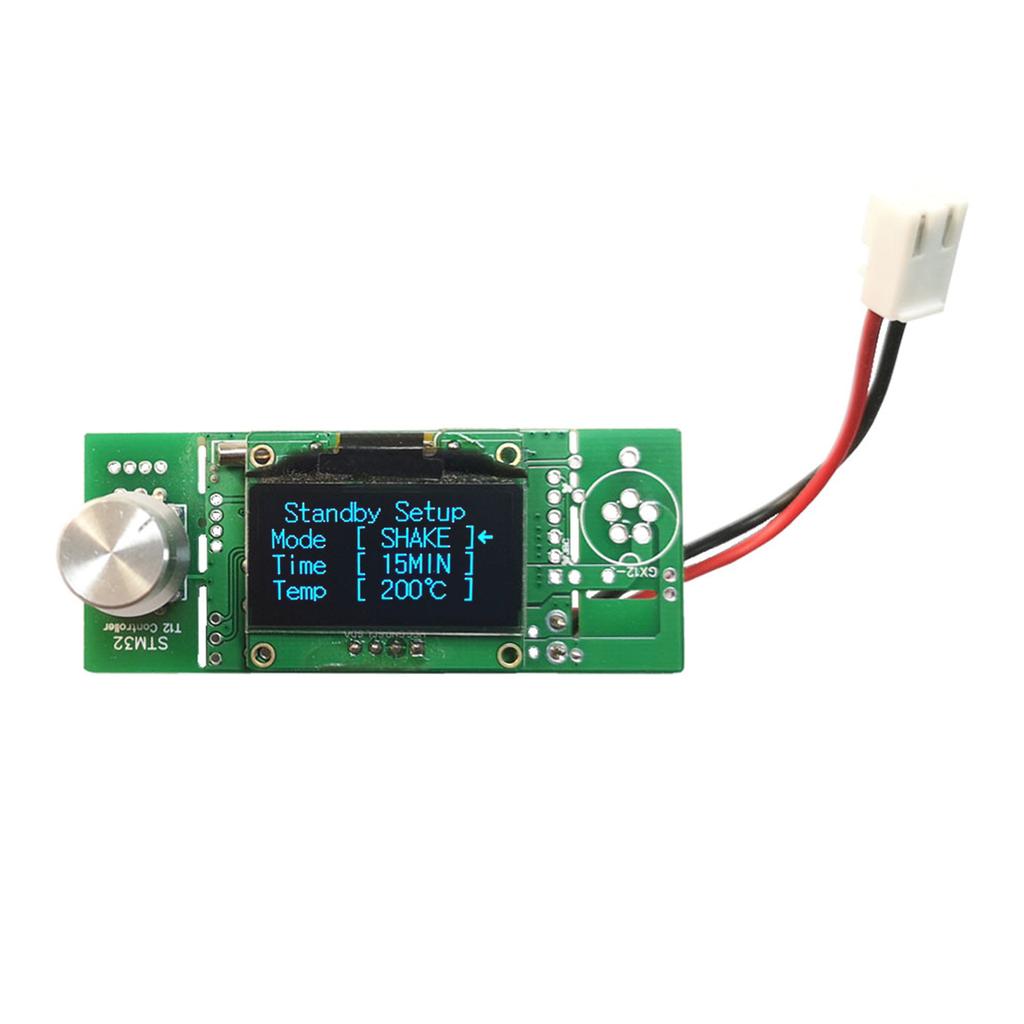 T12 Stație de lipit digitală Seturi DIY Controler de temperatură Consola de sudare T12 Stm32 Oled 2.1s Led mare