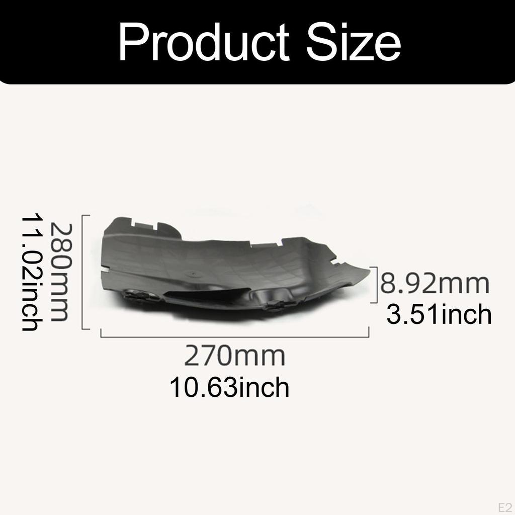 Front Wheel Housing Arch Lining Cover Guard Mud Flap Spare Parts Auto Accessories for E W213