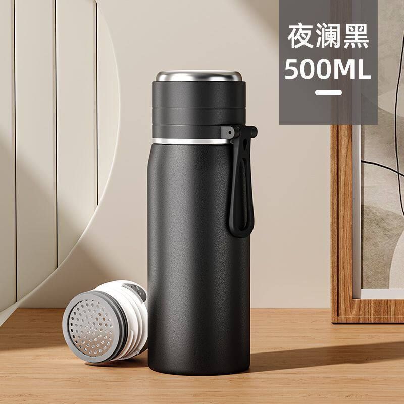 Large-Capacity Thermos Cup for Women, High Aesthetic Value, 2025 New Model, Portable Tea Brewing Cup for Male Students, 316 Stainless Steel Water Cup