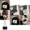 Elegant Fashionable Small Square Crossbody Bag For Women In Black And White With Trendy Street Style
