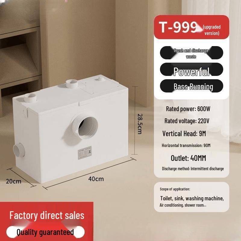 

Aokewen T999 Electric Macerating Toilet Pump
