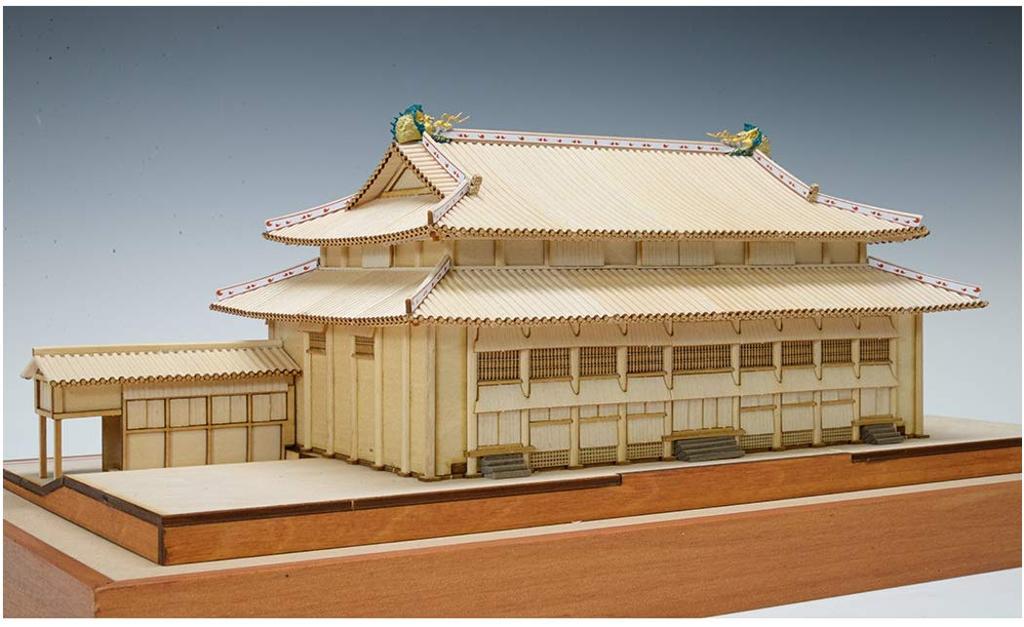 Woody Joe Shuri Castle Wooden Model Assembly Kit 1/150