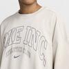 Nike Sportswear Essential Logo Print Comfortable Loose Fit Short Sleeve Drop Shoulder T-Shirt Women tops Light-Gray HJ6527-072