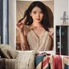 Classic Famous Kpop Singer IU Hanging Bohemian Tapestry Japanese Wall Tapestry Anime Kawaii Room Decor