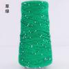 350g 70% CottonSoft Crochet Hand Pearl Beaded Yarn  Lace 6# Hand-Knitted Thread For Summer Knitting Sweaters Hats Scarves Luxury