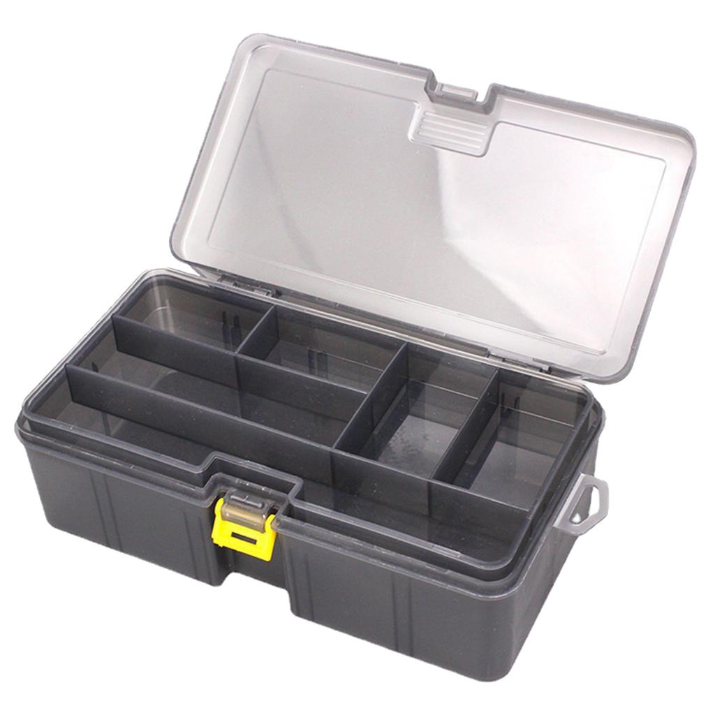 Grids Fishing Tackle Box Waterproof Seal Fishing Tackle Storage Box Baits Storage Case with Compartments Structure