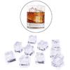 10Pcs/Pack Fake Artificial Acrylic Ice Cubes  Clear 2/2.5/3Cm Square,