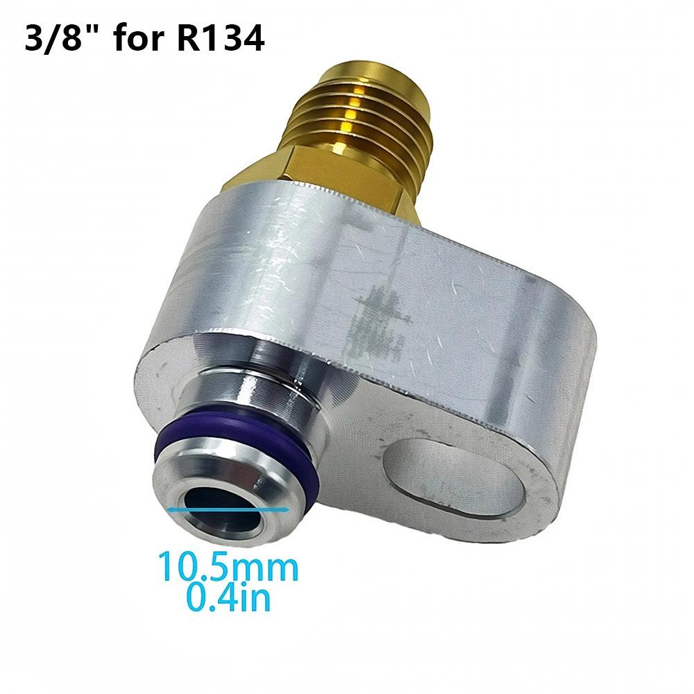 

1Pcs R134/R12 Leak Detection Plug Metal 3/8 1/2 5/8 3/4 Air Conditioning Leakage Plug Condenser Plug
