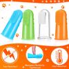 Nuogo 80 Packs Dog Toothbrush Soft Finger Brushes Pet Finger Toothbrush Easy Teeth Cleaning Dog Tooth Brush Oral Care Pet Dental Brush Pet Cleaning