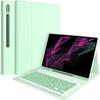 Custodia per Tablet Samsung S10 FE+: Tastiera da 13,1", Slot per penna, Copertina in pelle, Mouse da 12,4"