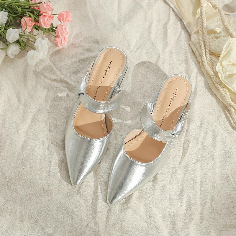 

Туфли-лодочки с острым носком женские сандалии на толстом каблуке модные студенческие британские одинарные туфли женские 40 серебряный