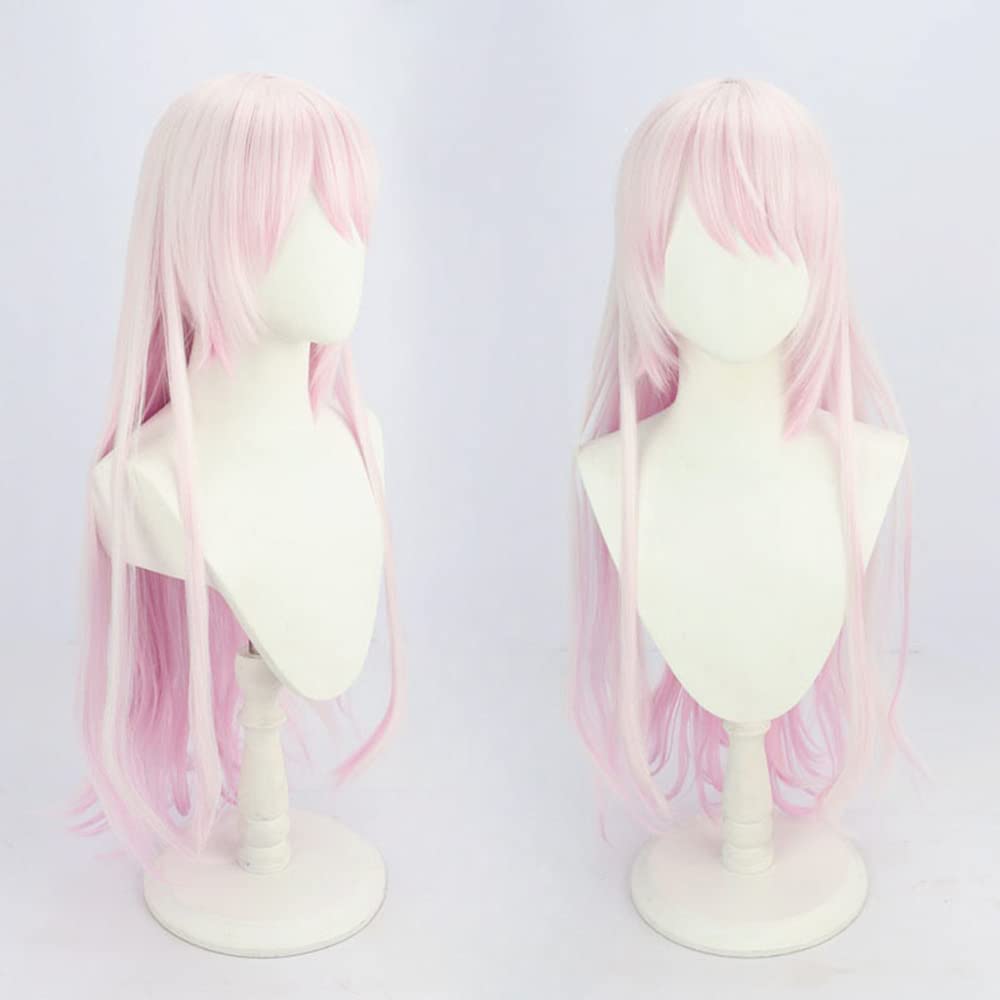 Cosplay Wig, Yuika Shiina (Shiina Yuika), Pink Gradient, Heat-resistant Wig, Perfect for Halloween, Events, Photo Shoots, and Festivals. (C)