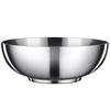 ZISIZ 304 Stainless Steel Double-Layer Insulated Soup Bowl