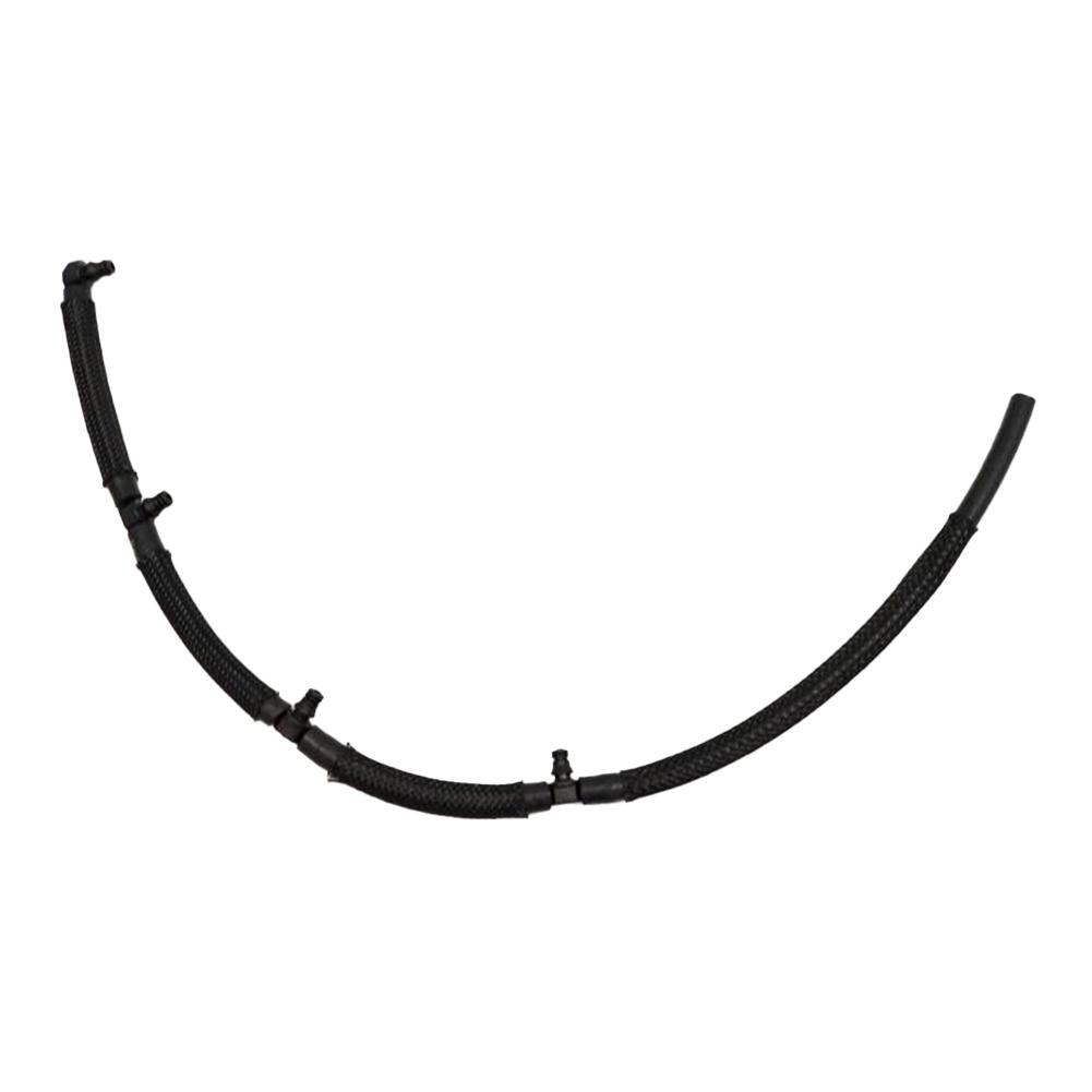 Rubber Return Pipe Leak-Off Return Pipe As Shown Compatible With Multiple Vehicles Direct Replacement Easy Installation