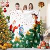 Christmas Series Printed Blanket for Sofa Bed Travel Camping Living Room Office Conditioning Blanket for All Seasons Gifts