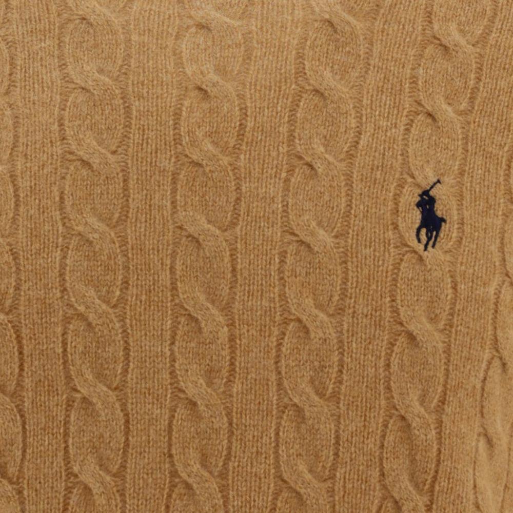 Polo Ralph Lauren Sweter z warkoczowym splotem i logo MNPOSWE16821235-200