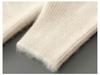 Men's Half-High Collar 100% Pure Wool Sweater - Thickened Loose Knit Pullover for Autumn/Winter