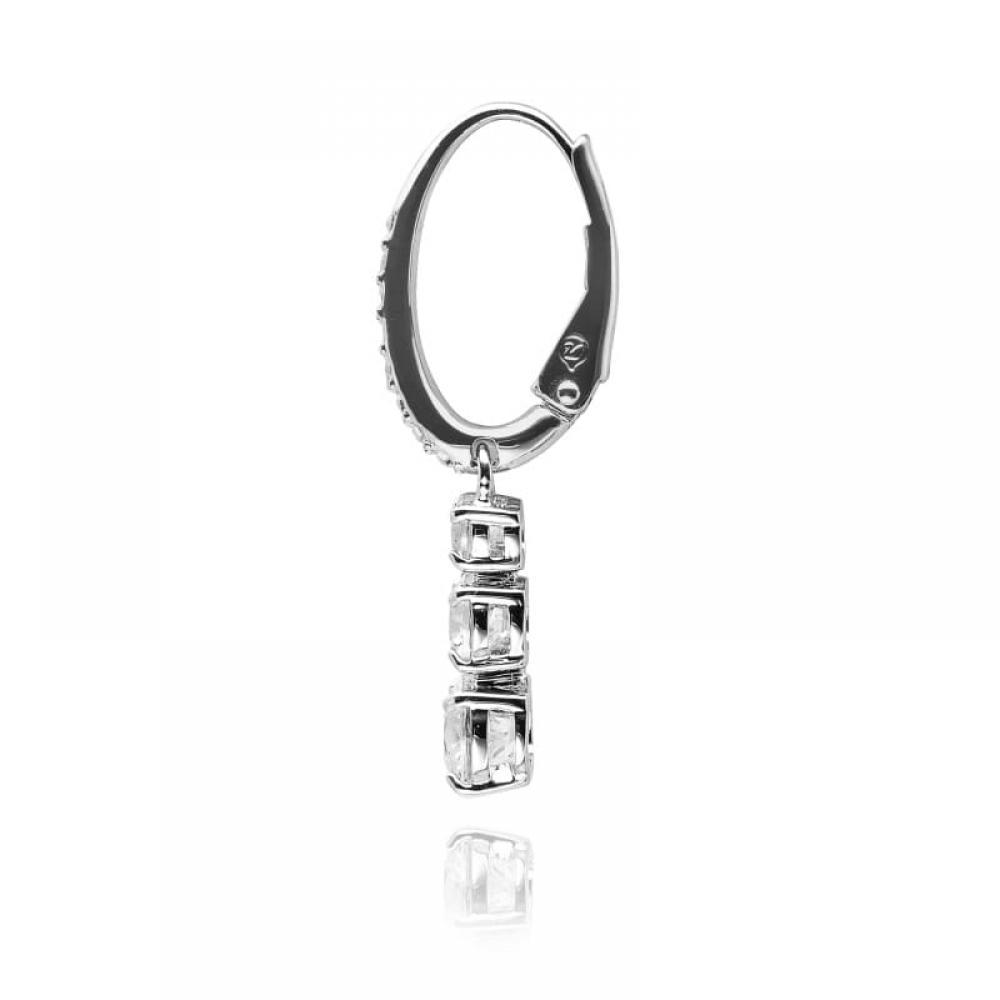 Swarovski 5416155 Stilla Attract Hoop Drop Earrings