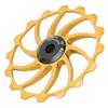 MEIJUN 16T Bicycle Rear Derailleur MTB Road Bikes Ceramic Bearing Pulley Guide Wheel PartsGold