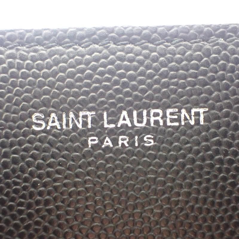 SAINT LAURENT  378005BTY0N1000 Bifold Wallet black leather mens
