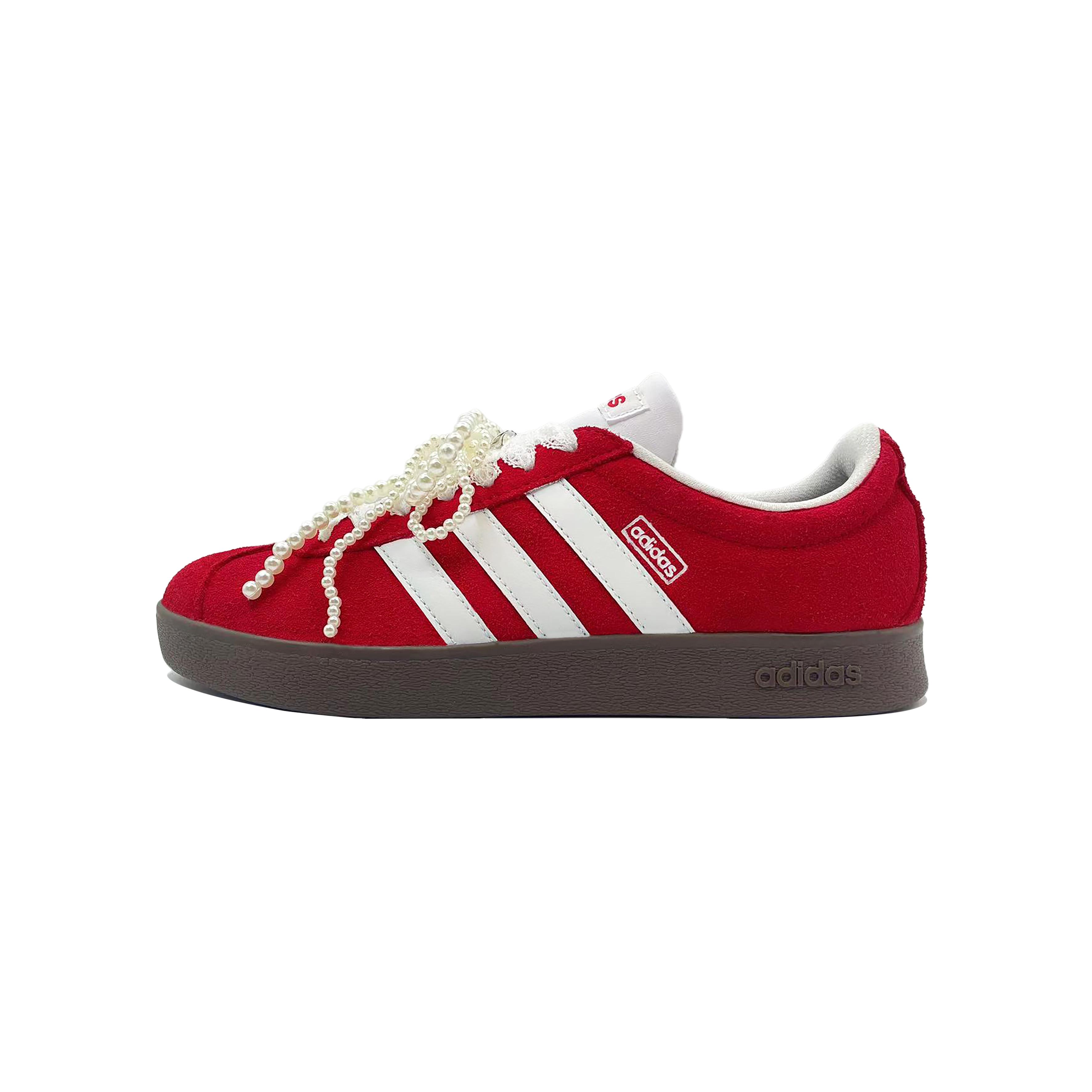 

Adidas Passion Pearl, Sweet Style Lightweight Low top Skateboard Shoes Women s Red White HQ1802(Team1230-) 38