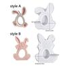 Non-stick Easter Rabbit Molds Heat Resistant Flexible Candle Making Mold Hollow Bunny DIY Crafts Epoxy Resin Mold