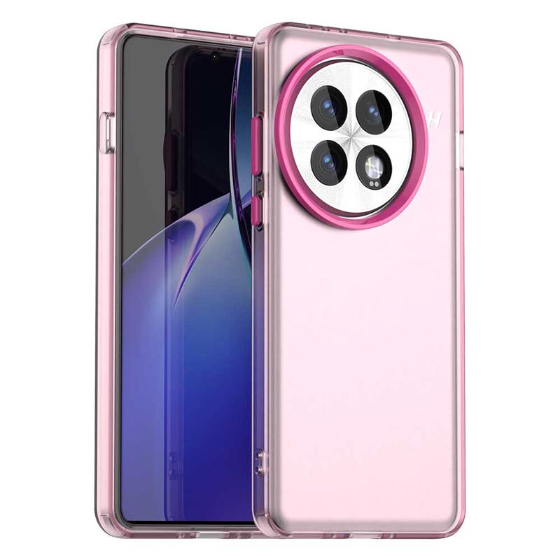 

Противоударный чехол для телефона конфетного цвета для OnePlus 13 Матовый прозрачный чехол для задней панели для OnePlus 13 Чехол для OnePlus 13 Чехол для OnePlus 13 6,82 дюйма For OnePlus 13 красный