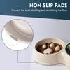 Slow Feed Dog Bowl Small,Double Slow Feed Bowl of Dog Catfeeders and Waterers