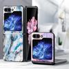 Marble Case for Samsung Galaxy Z Flip 7 6 5 4 3 Flip3 Flip5 Flip7 FE Flip4 Flip6 Back Phone Cover Funda