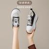 Platform white shoes women's spring new small inner height increase casual cm board shoes lightweight women's shoes