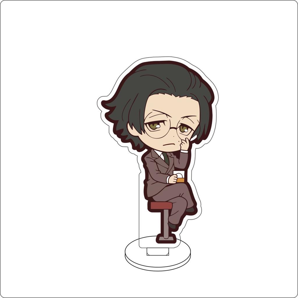 10CM Anime Bungo Stray Dogs Figure Stand Model Nakajima Atsushi/dazai osamu/Kunikida Doppo Cute Desk Decor Standing Sign Gifts