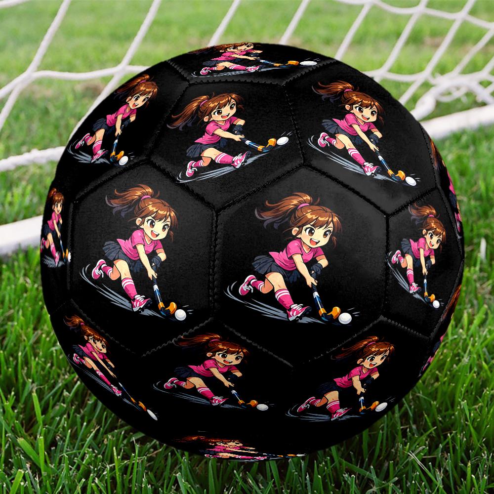hockey Theme Size 5 Soccer Ball, Suitable for Both Indoor and Outdoor Matches, a Gift Suitable for Everyone.