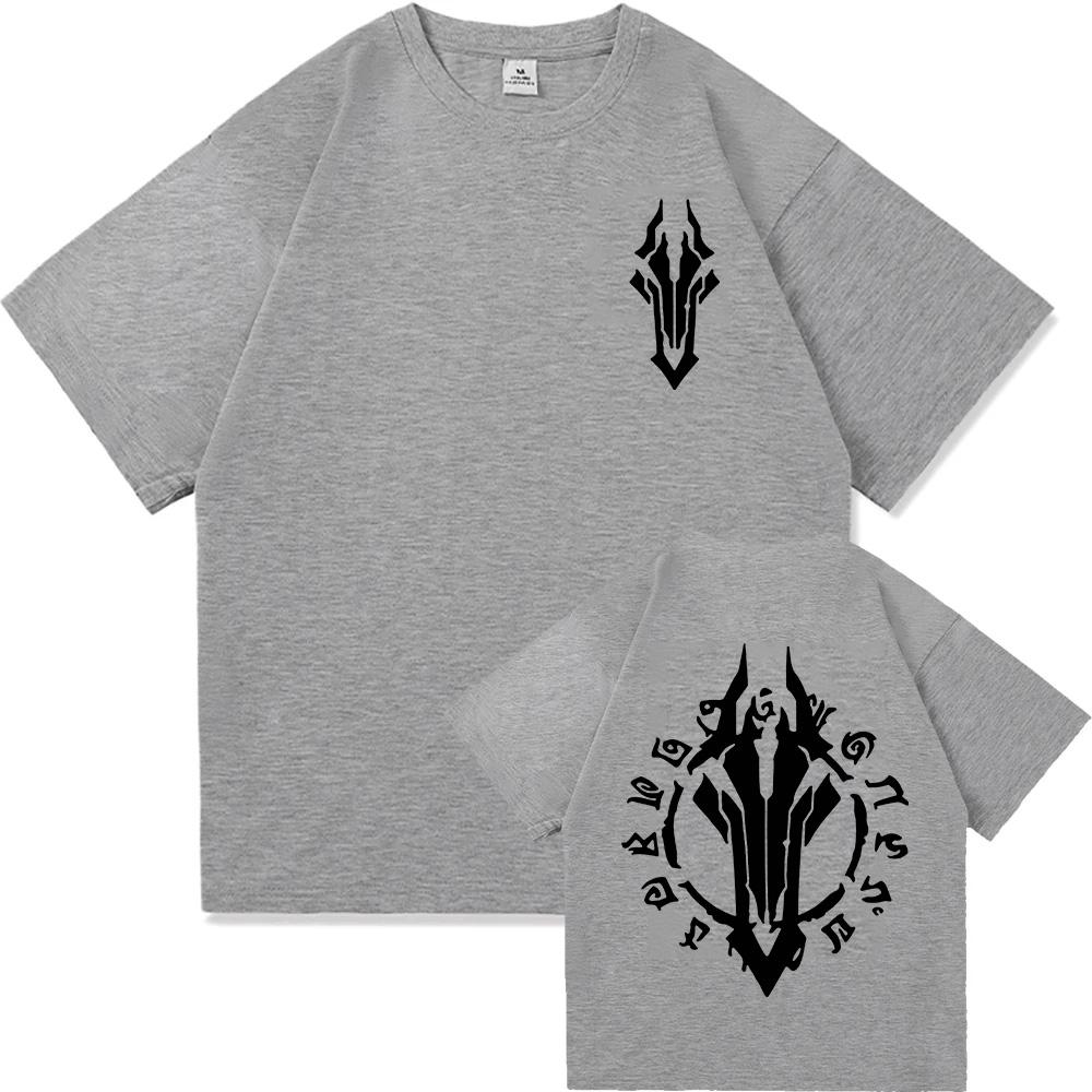 Game Darksiders Lll Graphic T-shirt Cotton Short Sleeve Loose Male Tshirts Streetwear Unisex Hip Hop Casual Summer Men T Shirts
