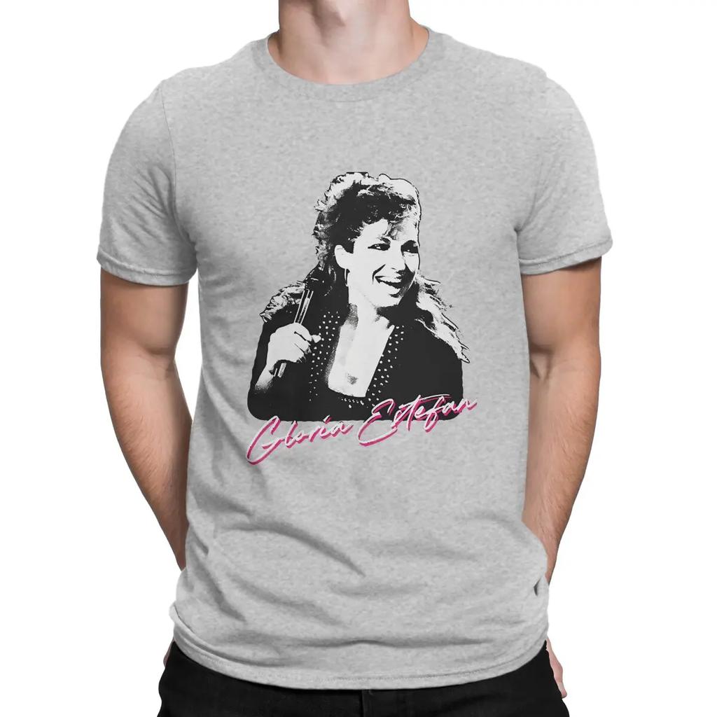 G-Gloria Estefan Singer TShirt Gloria Estefan   80S Fan Distinctive T Shirt Harajuku Sweatshirts Hipster Unisex