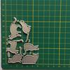 Geometry Cat Metal Cutting Dies Scrapbooking Album Paper Cards Decorative Crafts Embossing Die Cuts