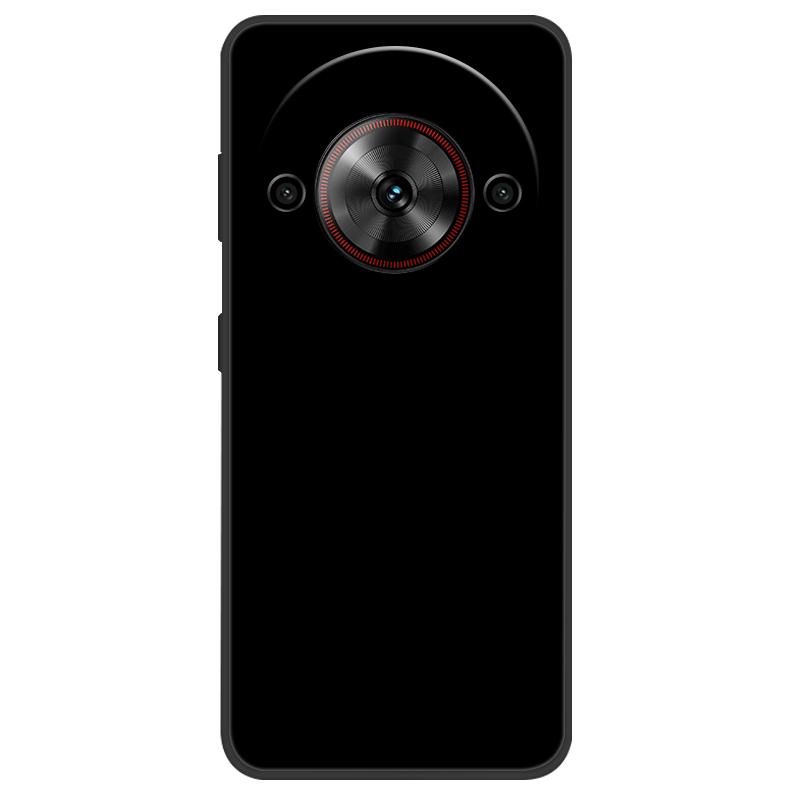 

Phone Cases For ZTE Nubia Focus 5G Case Cartoon Black Silicone Soft Phone Case For ZTE nubia Blade A75 5G TPU Bumper Back Cover ZTE Blade A75 чёрный