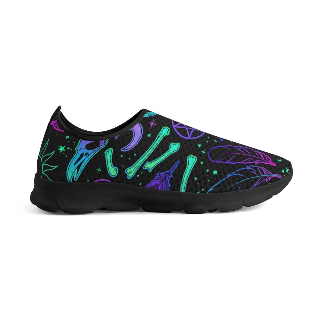 Unisex Breathable Sneakers EU 36-48, Non Slip Mesh Running Shoes, Lightweight Sport Walking Shoes for Men Women
