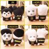 Iconic Boys Bangtan Plush Toy Figure Black Color Soft Material Home Doll Office