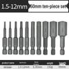 Imperial S2 Alloy Steel Hex Socket Impact Resistant Screwdriver Bit with Strong Magnet - High Hardness Phillips & Torx