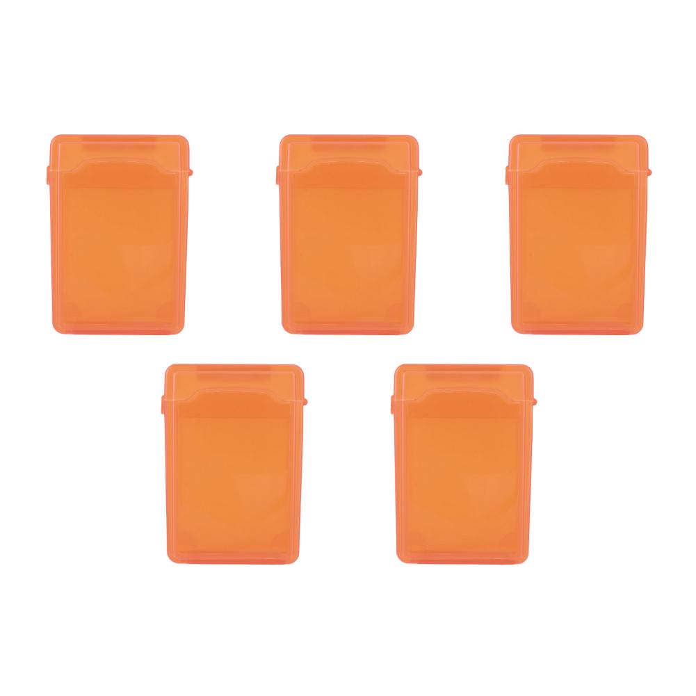 Caixa de Armazenamento para Disco Rígido IDE SATA de 3,5 Polegadas Capa de Plástico à Prova de Choque para Disco Rígido Externo Caixa de Armazenamento Multicolorida