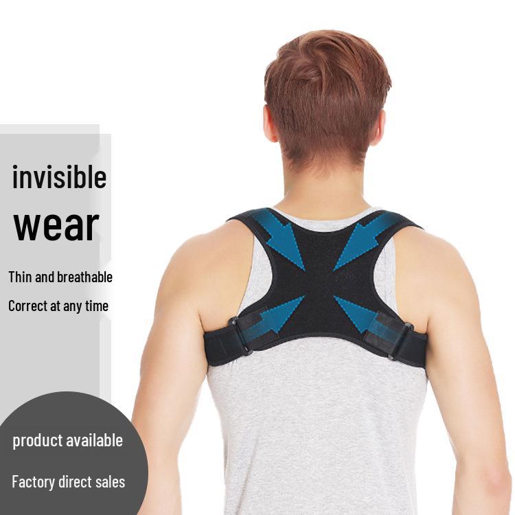 Unisex Breathable Back Posture Corrector for Adults - Comfortable Anti-Hunchback Design